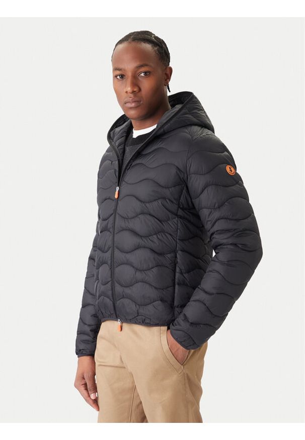 Save The Duck Kurtka przejściowa D32189M GIGA21 Czarny Regular Fit. Kolor: czarny. Materiał: syntetyk