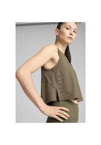 Puma - Damski top bez rękawów PUMA x HYROX CLOUDSPUN PUMA Loden Green. Kolor: zielony. Długość rękawa: bez rękawów