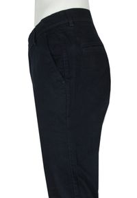 Męskie Spodnie Chinos marki Rigon – Bawełna z Elastanem – Slim Fit - Ciemny Granat. Materiał: bawełna, elastan #2