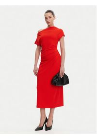 French Connection Sukienka koktajlowa 71YDO Czerwony Slim Fit. Kolor: czerwony. Materiał: syntetyk. Styl: wizytowy #5