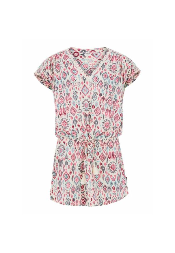 Tunika damska Protest Prtmayla. Kolor: biały, różowy, wielokolorowy. Materiał: dresówka