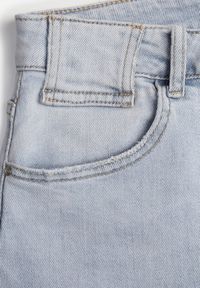 Renee - Niebieskie Jeansy Mom Fit z Bawełną High Waist Wentren. Okazja: na co dzień. Stan: podwyższony. Kolor: niebieski. Styl: casual #6