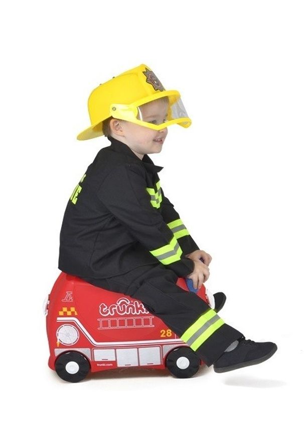 Trunki Wóz strażacki Frank TRU-0254. Materiał: guma. Styl: wakacyjny, młodzieżowy