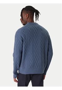 BOSS Sweter Kableto 50548689 Granatowy Regular Fit. Kolor: niebieski. Materiał: wełna #4