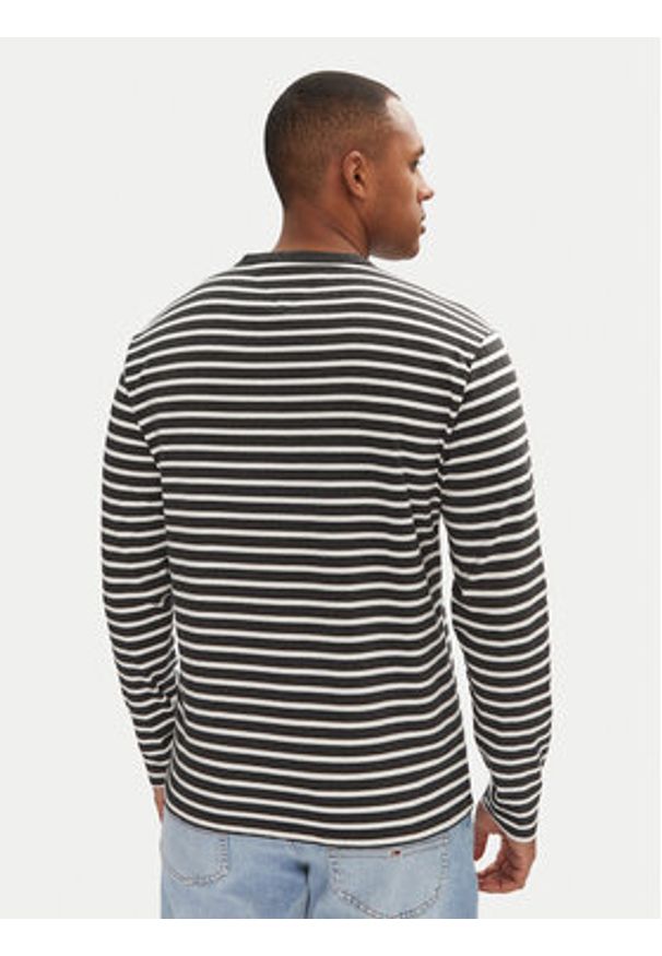 Tommy Jeans Longsleeve Breton DM0DM20803 Szary Regular Fit. Kolor: szary. Materiał: bawełna. Długość rękawa: długi rękaw