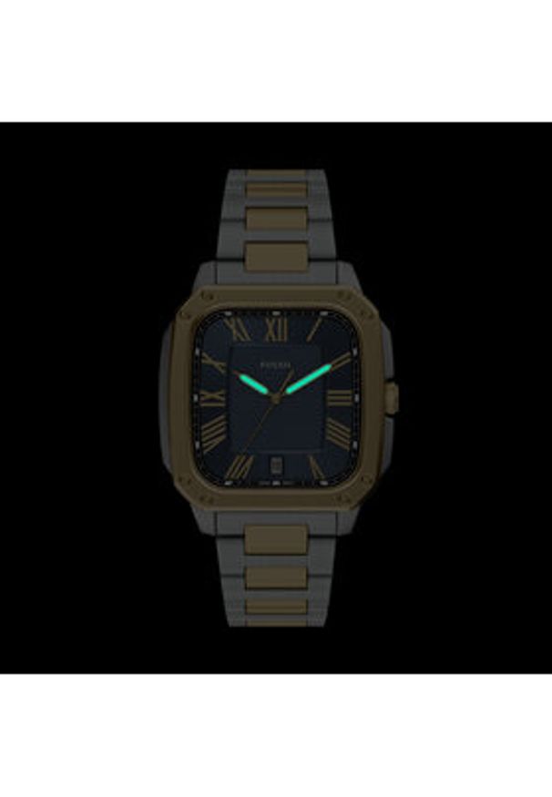 Fossil Zegarek Crosby FS6161 Złoty. Kolor: złoty