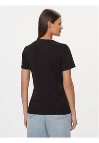 Patrizia Pepe T-Shirt 8M1599/J043-K103 Czarny Regular Fit. Kolor: czarny. Materiał: bawełna