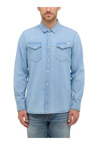 Męska Koszula Mustang Style Duver Denim Blue 1016950 5000 200. Materiał: denim #4