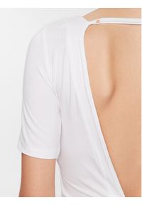 Guess Bluzka W3GI28 K68D2 Biały Boxy Fit. Kolor: biały. Materiał: wiskoza #3