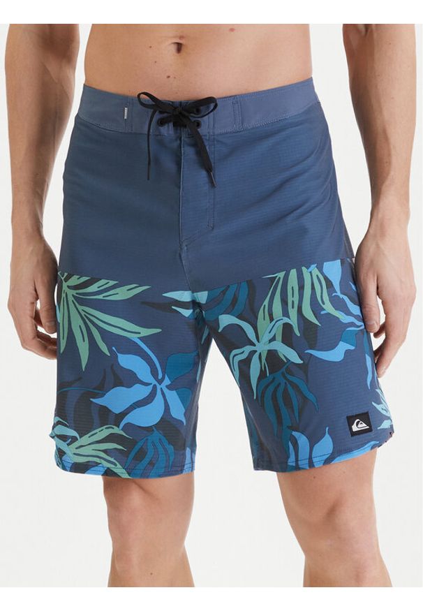 Quiksilver Szorty kąpielowe Highline Arch 19" EQYBS04864 Granatowy Regular Fit. Kolor: niebieski. Materiał: syntetyk