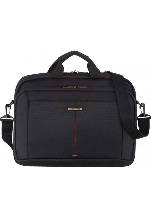 Samsonite Guardit 2.0 Bailhandle 15.6" czarna. Kolor: czarny. Materiał: poliester. Styl: biznesowy, elegancki