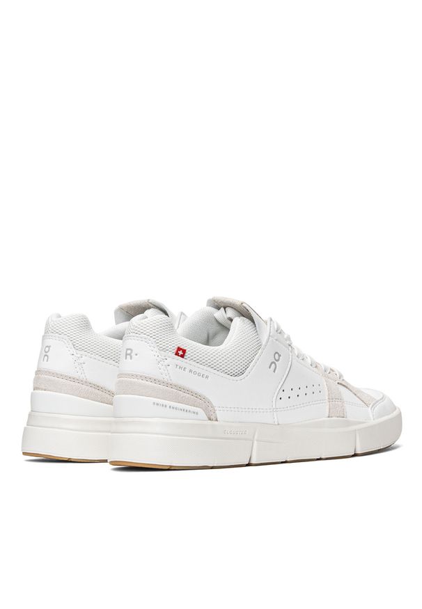 On - Sneakersy damskie białe ON The Roger Clubhouse. Okazja: na co dzień. Kolor: biały