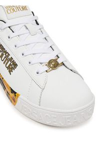 Versace Jeans Couture Sneakersy 79VA3SKL Biały. Kolor: biały. Materiał: skóra