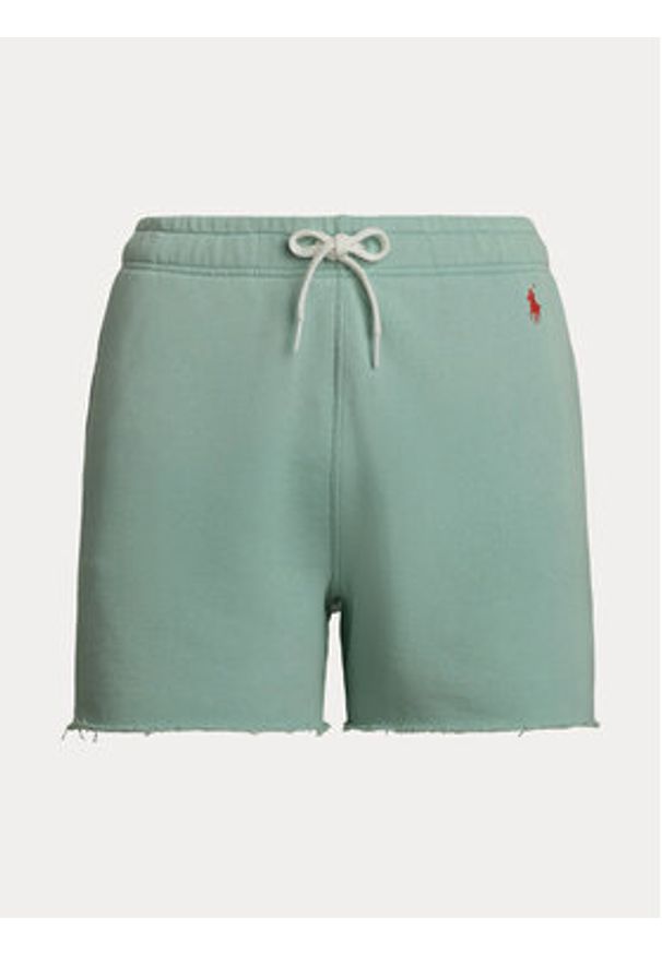 Polo Ralph Lauren Szorty sportowe 211965103007 Zielony Straight Fit. Kolor: zielony. Materiał: bawełna