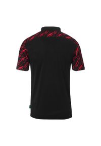 UHLSPORT - Polo Uhlsport Progressive 28. Typ kołnierza: polo. Kolor: czarny, czerwony, wielokolorowy. Sport: piłka nożna #2
