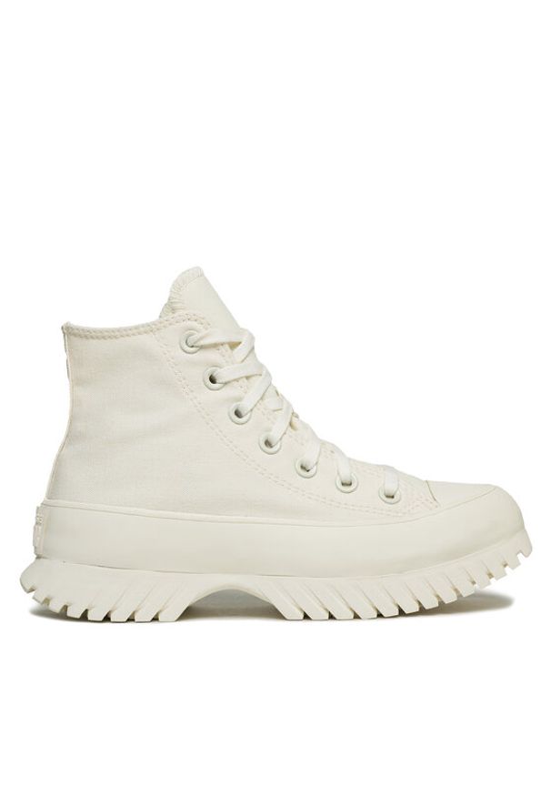 Converse Trampki Chuck Taylor All Star Lugged 2.0 Hi A03557C Écru. Kolor: kremowy. Materiał: materiał