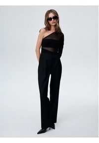 Undress Code Spodnie materiałowe Dolce 602 Czarny Relaxed Fit. Kolor: czarny. Materiał: wełna #4