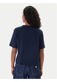 Tommy Jeans T-Shirt Badge DW0DW22202 Granatowy Boxy Fit. Kolor: niebieski. Materiał: bawełna #5