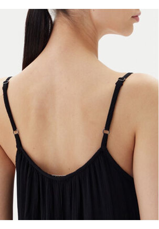only - ONLY Sukienka letnia Niki 15344611 Czarny Regular Fit. Kolor: czarny. Materiał: wiskoza. Sezon: lato