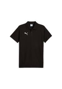 Polo Puma TeamEvostripe. Typ kołnierza: polo. Kolor: czarny. Sport: piłka nożna #1