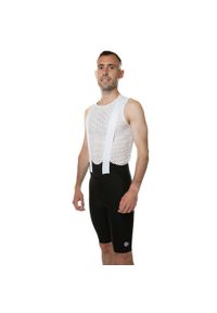 C-LAB - Spodenki rowerowe męskie czarne. Kolor: czarny. Materiał: skóra. Sport: kolarstwo