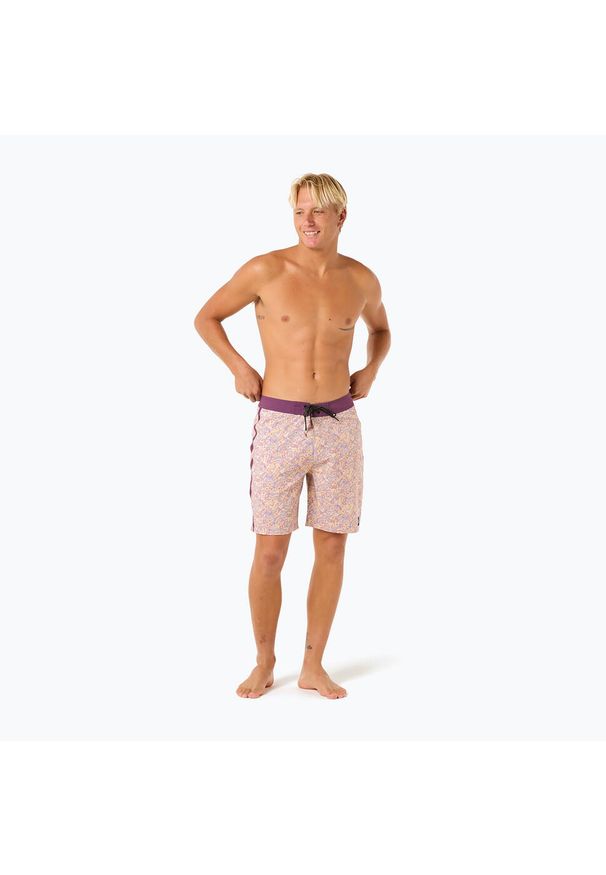 RIPCURL - Szorty kąpielowe męskie Rip Curl Mirage Floral Reef. Kolor: różowy