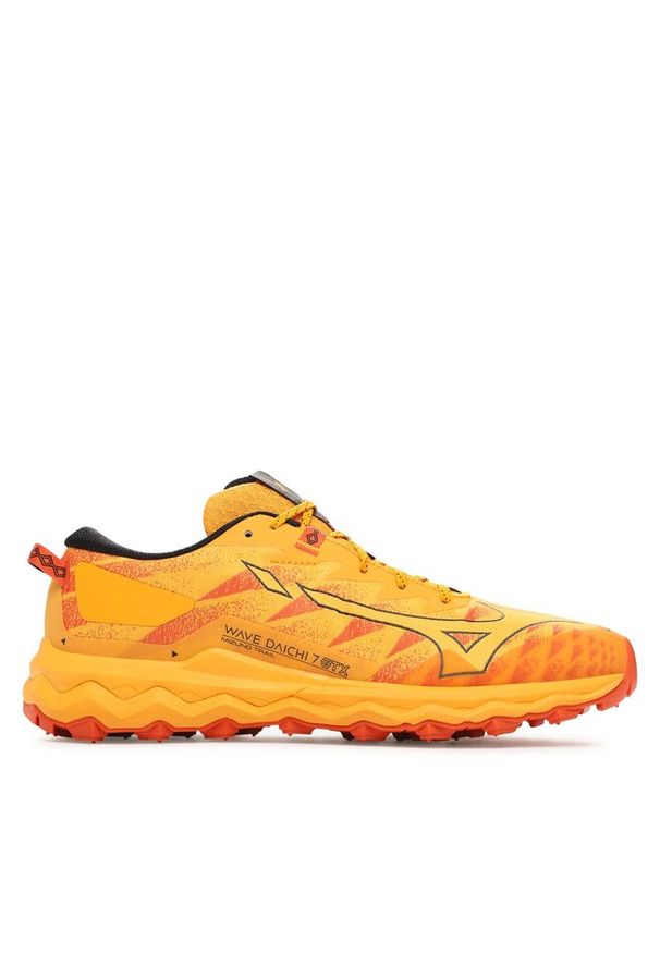 Buty do biegania Mizuno. Kolor: żółty. Model: Mizuno Wave