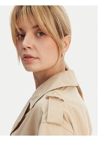 Guess Trencz W6GL21 W1954 Beżowy Regular Fit. Kolor: beżowy. Materiał: syntetyk #4