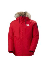 Kurtka uniwersalna męska Helly Hansen 53995162. Typ kołnierza: kaptur. Kolor: czerwony. Materiał: syntetyk. Sport: turystyka piesza