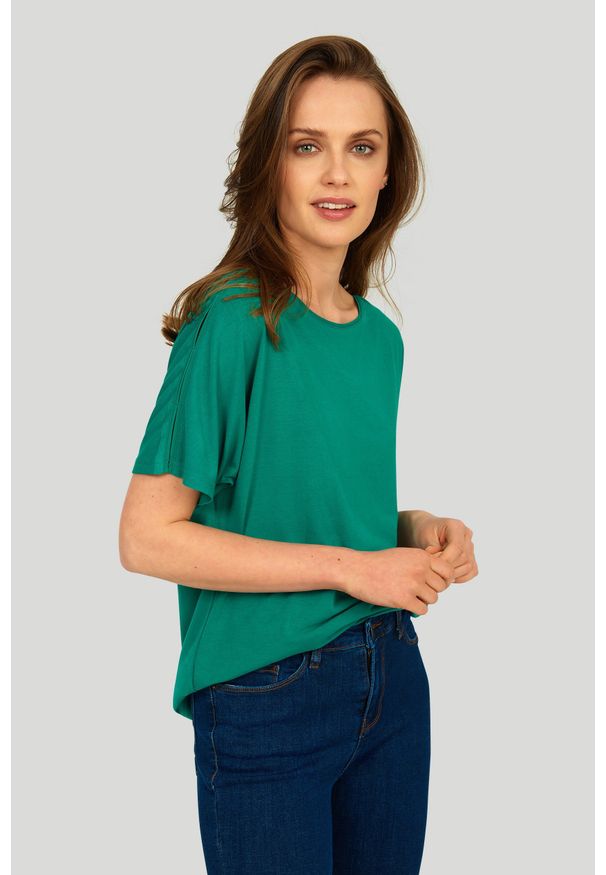 Greenpoint - Dzianinowa bluzka o luźnym fasonie. Materiał: dzianina