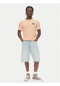 Quiksilver T-Shirt Ev Flower Chaos Ss EQYZT08050 Pomarańczowy Regular Fit. Kolor: pomarańczowy. Materiał: bawełna #5