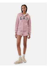 GAP - Gap Bluza 463503-48 Różowy Regular Fit. Kolor: różowy. Materiał: bawełna #5