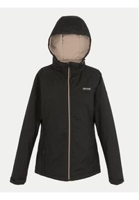 Regatta Kurtka przeciwdeszczowa Frelton RWP401 Czarny Regular Fit. Kolor: czarny. Materiał: syntetyk #6