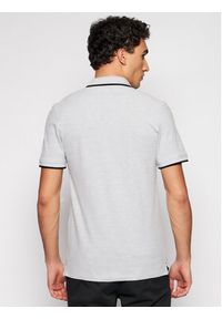 Jack & Jones - Jack&Jones Polo Paulos 12136668 Szary Slim Fit. Typ kołnierza: polo. Kolor: szary. Materiał: bawełna