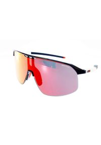 JULBO - Okulary rowerowe Julbo Density - niebieski / biały / czerwony| Spectron 3. Kolor: czerwony, niebieski, wielokolorowy, biały. Sport: turystyka piesza