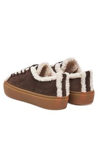 Inuikii Sneakersy Shearling Low 1001.001.0242 Brązowy. Kolor: brązowy. Materiał: zamsz, skóra #6