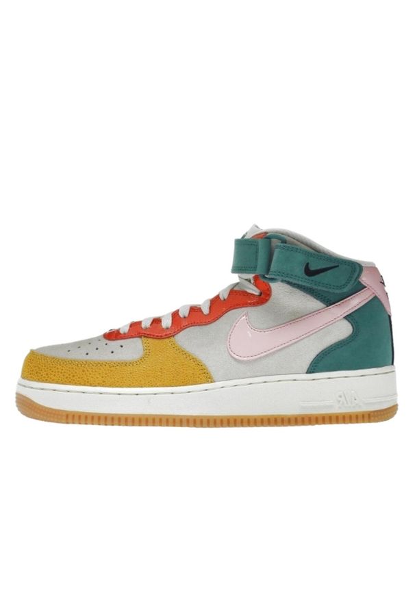 Nike - Buty do chodzenia dla dorosłych Air Force 1 Mid Coconut Milk. Kolor: wielokolorowy. Model: Nike Air Force. Sport: turystyka piesza