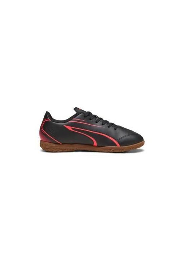 Buty piłkarskie dla dzieci Puma Vitoria It. Kolor: czarny. Materiał: syntetyk, materiał. Szerokość cholewki: normalna. Sport: piłka nożna