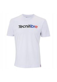TECNIFIBRE - Koszulka tenisowa męska Tecnifibre Club Tee T-shirt. Kolor: biały. Sport: tenis #1