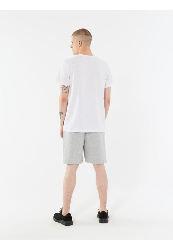 outhorn - T-shirt z nadrukiem męski. Materiał: bawełna, materiał. Wzór: nadruk. Styl: wakacyjny
