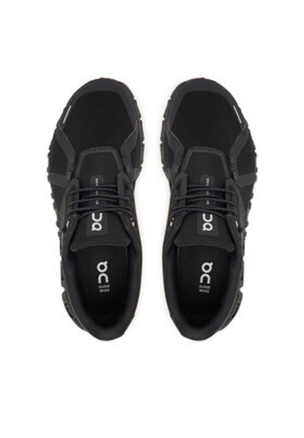 On Sneakersy Cloud 6 Wide 3MG10431043 Czarny. Kolor: czarny. Materiał: materiał