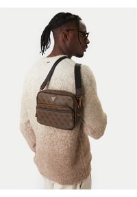Guess Saszetka HMMILO P5422 Brązowy. Kolor: brązowy. Materiał: skóra #1
