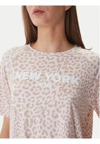 DKNY Piżama YI50093 Różowy Regular Fit. Kolor: różowy. Materiał: syntetyk #3