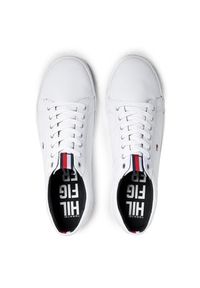 TOMMY HILFIGER - Tommy Hilfiger Sneakersy Iconic Long Lace Sneaker FM0FM01536 Biały. Kolor: biały. Materiał: materiał #2