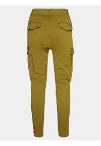 Alpha Industries Joggery Airman 188201 Zielony Tapered Fit. Kolor: zielony. Materiał: bawełna #3