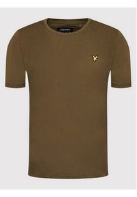 Lyle & Scott T-Shirt Plain TS400VOG Zielony Regular Fit. Kolor: zielony. Materiał: bawełna #4