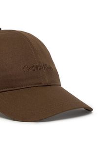 Calvin Klein Czapka z daszkiem Logo Embroidery Baseball Cap Asi LV04D5013G Brązowy. Kolor: brązowy. Materiał: bawełna #3