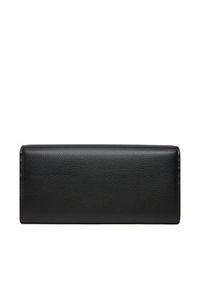 TOMMY HILFIGER - Tommy Hilfiger Duży Portfel Damski Th Flag Lrg Flap AW0AW17734 Czarny. Kolor: czarny. Materiał: skóra #3