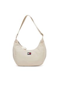 Torebka Tommy Jeans. Kolor: beżowy