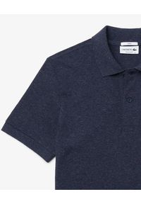 Lacoste - LACOSTE - Granatowy t-shirt polo ze ściągaczami Regular Fit. Okazja: na co dzień. Typ kołnierza: polo. Kolor: niebieski. Styl: klasyczny, casual #3
